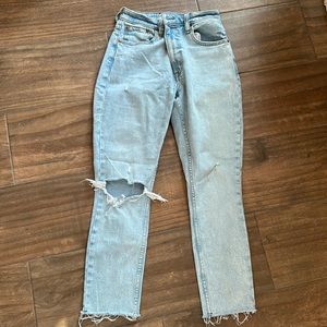 Abercrombie distressed skinny jeans - curve love
